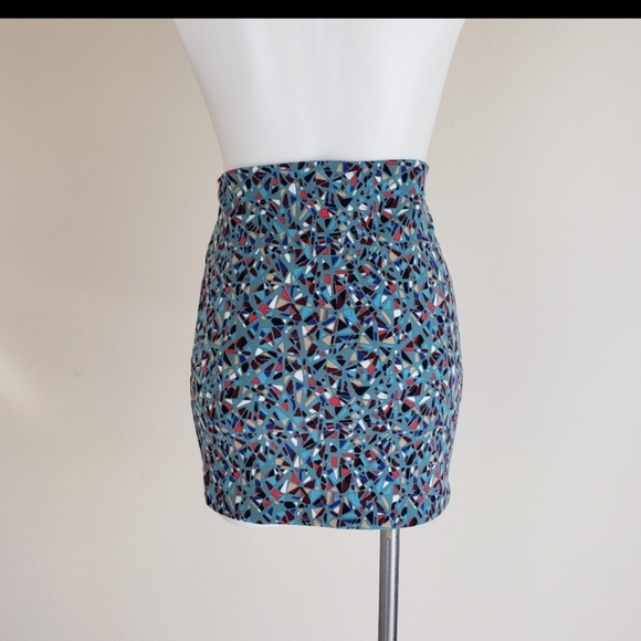 2/$20 BCBGeneration Multi Sky Skirt - Picture 3 of 6
